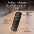 thumbnail image 5 of Lasko FH610 Black 1500W 3 Speed, Oscillating, Remote Tower Fan and Ceramic Space Heater, 5 of 17