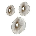 thumbnail image 3 of Uttermost Avarie Contemporary Metal and Glass Wall Art in Gold (Set of 3), 3 of 5