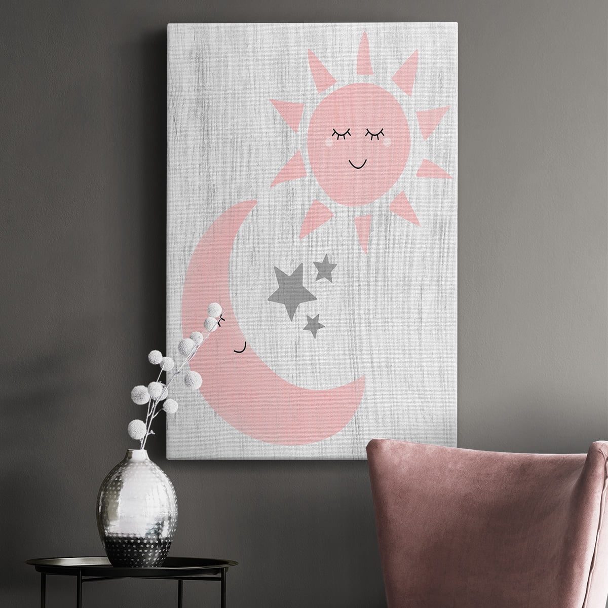 Sun and Moon Premium Gallery Wrapped Canvas - Ready to Hang