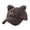 Coffee, variant on EliteGoogv Cat Ear Hat Fuzzy Baseball Cap for Women Winter Warm Hat with Brim Cute Kitty Ear Beanie
