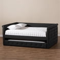 thumbnail image 2 of Bowery Hill Fabric Dark Gray Daybed Rectangular Button-Tufting 86.22" Unassembled, 2 of 11