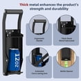 thumbnail image 2 of 12/16oz Aluminum Can Crusher, Heavy Duty Metal Wall Mounted Soda Beer Can Smasher Recycling Tool, Black, 2 of 12