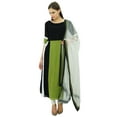 thumbnail image 3 of Atasi Straight Long Kurta With Dupatta Salwar Kameez Indian Ethnic Kurti Dress, 3 of 9