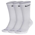 thumbnail image 1 of Nike Everyday Plus Cushion Crew Sock (3 pair) (White, Large), 1 of 2