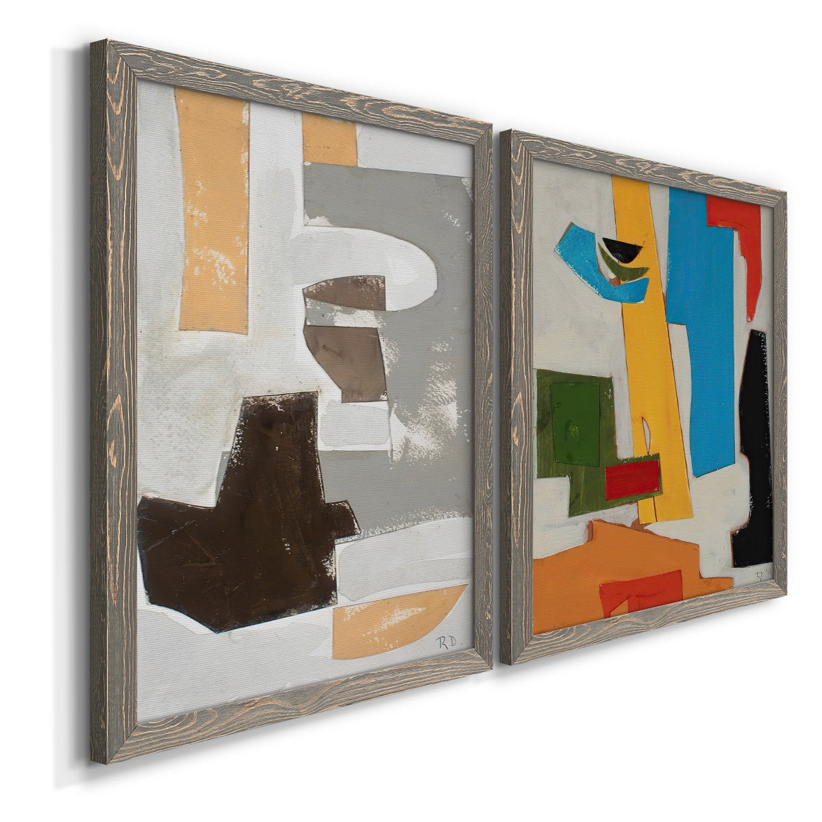 Andalusian Forms III - Premium Framed Canvas 2 Piece Set - Ready to Hang
