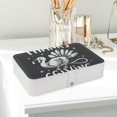 thumbnail image 6 of Thanksgiving PU Leather Earring Organizer Box with Removable Compartment, Display Case, and Bracelet Holder - Portable Storage Solution, 6 of 6