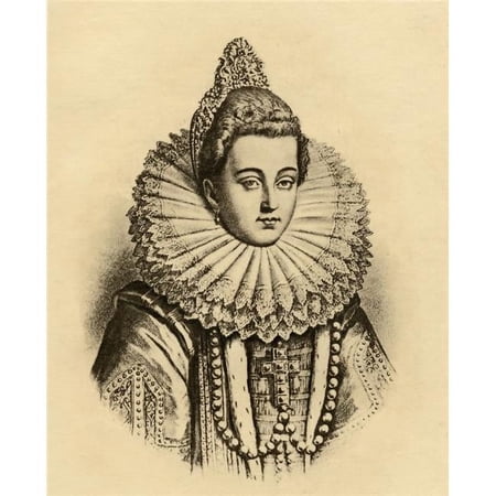 Louise De Lorraine-Vaudemont 1553-1601 Queen of France 1575-1589 Wife Poster Print, 13 x 16