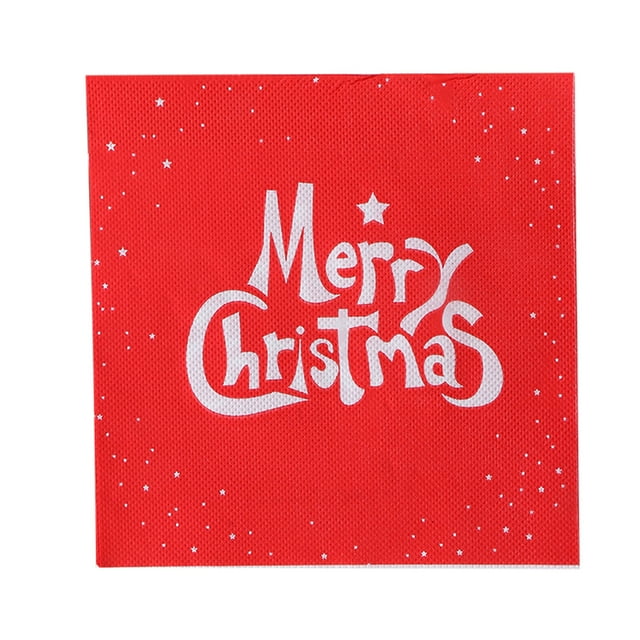 Disposable Christmas Paper Napkins Festive Patterns for Holiday Tables and Birthday Parties, 20 Sheets Per Pack Christmas Party Supplies Christmas Napkins Paper