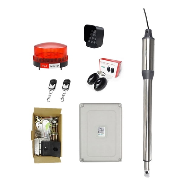 Strongway Single-Swing Automatic Gate Opener - 12ft.L, 450-Lb. Capacity ,Easy to Install