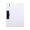 thumbnail image 2 of PP Folder Folder A4 Carpeta Portátil Multifunción Contenedor Accesorios de Almacenamiento Organizador Matte Carpeta para Tareas Notas - horizontal Blanco horizontal, 2 of 3