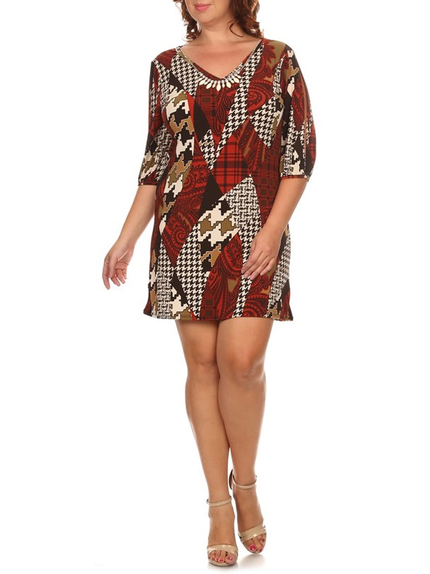 plus size tunic dress