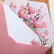 thumbnail image 4 of Sobre de boda, carta de invitación, tamaño A5, carta de amor escrita a mano, papel para cartas, juego de sobres con flores de primavera cálidas, contiene 2 sobres, 4 papeles para cartas, 4 of 6