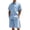 Light Blue, variant on Uwinwear Men's Summer Outdoor Two-Piece Sets Lightweight Short Sleeve Button-Up Shirt and Side Zip Cargo Shorts Set Casual 2 Piece Casual Outfit,Light Gray,S
