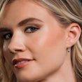thumbnail image 4 of Gem Stone King 14K Yellow Gold London Blue Topaz Earrings for Women | 0.66 Cttw | Gemstone November Birthstone | Round 4MM, 4 of 6