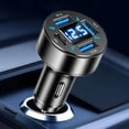 thumbnail image 4 of Cargador Coche 66 W Adaptador Corriente 4 Puertos para (3USB+1C) Azul, 4 of 6