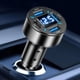 thumbnail image 4 of Cargador Coche 66 W Adaptador Corriente 4 Puertos para (3USB+1C) Azul, 4 of 6
