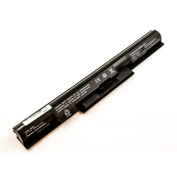 Laptop Battery SONY VAIO Fit SVF15N1G4R SVF15N1H4R SVF15N1I4R SVF15N1I4RS SVF15N1J2E SVF15N1J2ES SVF15N1L2E - 2200mAh, 4 Cell