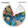 thumbnail image 4 of Faldas para árbol de Navidad de 30 pulgadas con texto "Merry Christmas", tapete para árbol de Navidad para vacaciones de invierno, falda para árbol de Navidad para decoraciones navideñas rústicas, 4 of 8