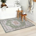 thumbnail image 2 of ﻿ YOUFORTONG 2x3 Indoor Area Rug,Boho Vintage Tribal Carpet with Non Slip Backing,Stain Resistant Small Rug for Living Room Bedroom Kitchen Bathroom Home Decor Floor Mat,Sage Green, 2 of 8