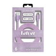 thumbnail image 6 of Liquipel Powertek Pastel Velvet USB-A to Lightning - Purple, 6 of 7