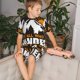 thumbnail image 4 of Balery Not All Who Wander Are Lost4 Conjunto de Pijama Infantil de Manga Corta con Estampado – Ropa de Dormir de Algodón Suave-Medium, 4 of 6