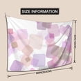 thumbnail image 3 of YFYANG Purple Watercolor Geometric Squares Tapestry, Bedroom Dormitory Living Room Decoration Tapestrys Wall Hanging , 80 x 60 in, 3 of 8
