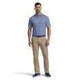 thumbnail image 3 of Ben Hogan Men's & Big Men's Performance Three-Color Golf Geo Short Sleeve Polo Shirt, up to 5XL, 3 of 7