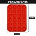 thumbnail image 4 of TRIANU Silicone Muffin Pan - Mini 24 Cups Cupcake Tray, Non-Stick Silicone Baking Molds for Making Muffin Cakes, Cupcake, Chocolate, Bread, Tart and Desserts, Red, 4 of 7