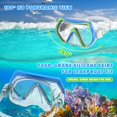 thumbnail image 3 of Equipo de snorkel Forshine para niños con máscara, aletas y snorkel de arriba seco, 3 of 6