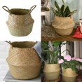 thumbnail image 2 of Storage Basket Wicker Basket Rattan Hanging Planting Flower Pot Picnic Basket, 2 of 8