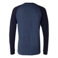 thumbnail image 3 of Bella + Canvas 3000C Men's Jersey Long-Sleeve Baseball T-Shirt, 3 of 5