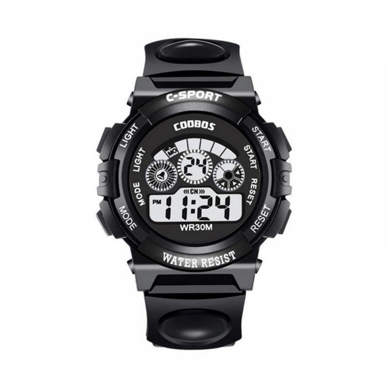 Kids Watches Digital Outdoor Sport Waterproof Electrical Watches