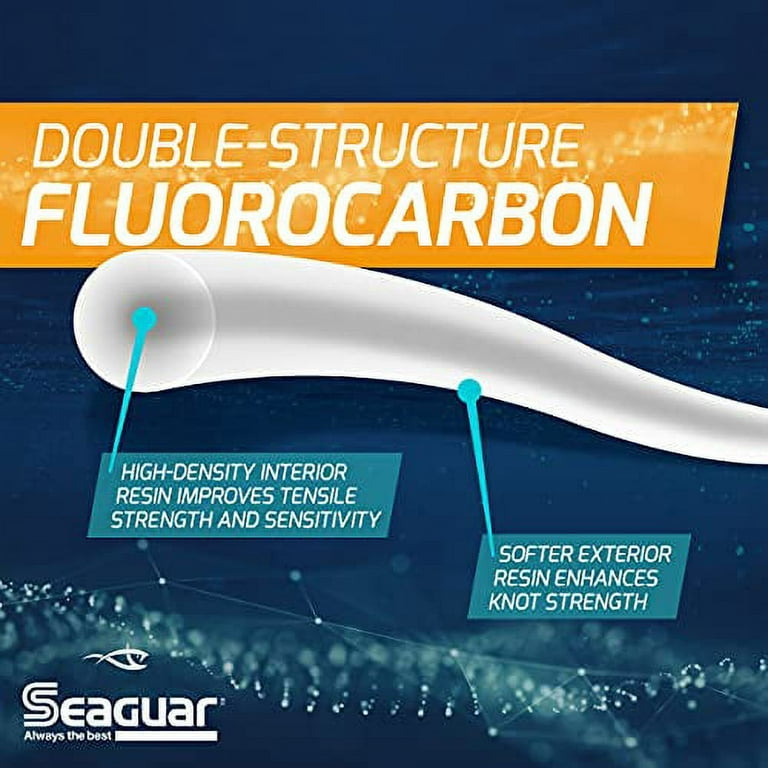 Seaguar Fluoro Premier100% Fluorocarbon Fishing Line(DSF), 60lbs, 25yds  Break Strength/Length - 60FP25