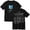 Black, variant on Lorde Ultrasound World Tour 2025 Merch Cotton T-Shirt Women Men Casual Crewneck Short Sleeve Tee