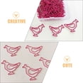 thumbnail image 3 of unbranded 50Ud Clips De Papel Animal Con De Pollito En Hierro Color Rosado Para Oficina Y Organización Creativa, 3 of 8