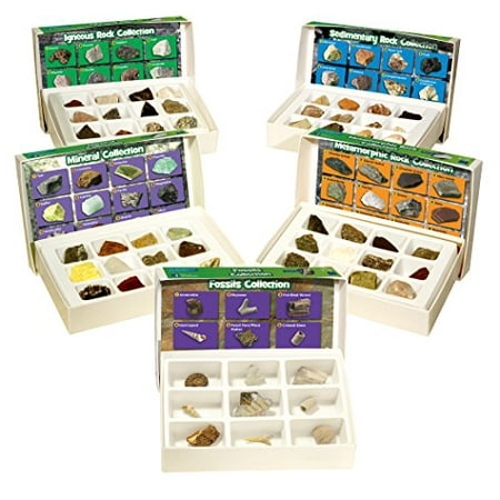 GeosafariÂ® Complete Rock, Mineral, & Fossil Collections, Set Of