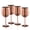 Rosegold, variant on WOTOR Rose Gold Wine Glasses Set of 4, 18oz Copper Wine Glasses, Stainless Steel Wine Glasses,
