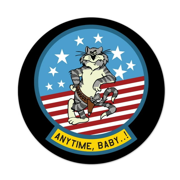 Tomcat Anytime Baby Patch 7.5 Round Mousepad 1/4 Thick