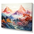 thumbnail image 2 of Designart "Views Of The Majestic Mountains" Landscape Mountains Wall Decor, 2 of 7