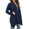 thumbnail image 4 of Cardigan Ouvert pour Femmes Manches Longues Léger Cardigan en Tricot Habillé Veste Décontractée d'Automne, 4 of 6