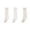 Beige, variant on Daznico 3 Pack Children's Socks Stockings Children's Princess Wind Bow Half High Tube Pile Pile Socks Girls Lace High Ankle Socks