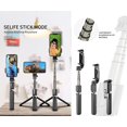thumbnail image 2 of PrtJoy Wireless Selfie Stick Bluetooth Wireless Shutter Portable 28 Inch Aluminum Alloy Selfie Stick Mobile Phone Tripod Suitable for Smartphones Such As iPhone Or Android and GoPro Sports Cameras, 2 of 8