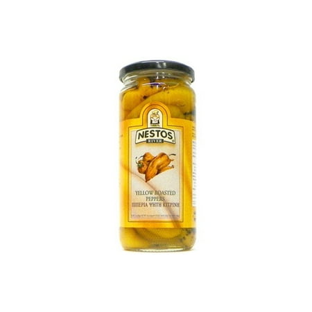 - Nestos River Fire Roasted Sweet Yellow Peppers -16 oz