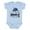 AE-Light Blue, variant on Lil Doodle Bug Cute Artist Boys or Girls Baby Bodysuit