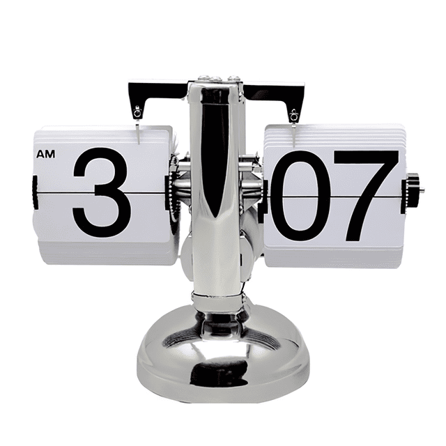 Reloj de mesa retro ilios innova flip 1 base