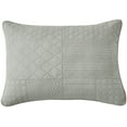 thumbnail image 5 of Chezmoi Collection Motley 3-Piece Geometric Embroidered Patchwork Pre-Washed Cotton Quilt Set, 5 of 8