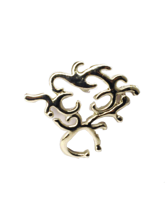 Tribal Heart Upside Down Dangle Belly Ring 14G (1.6MM) #157 (Heart)