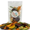 thumbnail image 3 of FirstChoiceCandy Super Mix Vegetable Chips, Yellow & Purple Sweet Potato,Squash,Taro,Carrot, Green Bean,Beets,Okra,Shiitake,Beets,Button&Oyster Mushrooms,Tomato,Cucumber, No Sugar or Food Coloring, 3 of 3