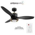 thumbnail image 7 of Globe Electric 91006573 Oswald 48" 3 Blade Indoor Smart Adjustable Color Temperature Led, 7 of 7
