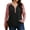 Red Sleeves Black, variant on Gleelist Womens Plus Size Long Sleeve Henley Tops V Neck Casual Loose Fit Shirts Blouses Trendy Clothes XL-5XL